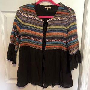 Pleione Tie Front Top